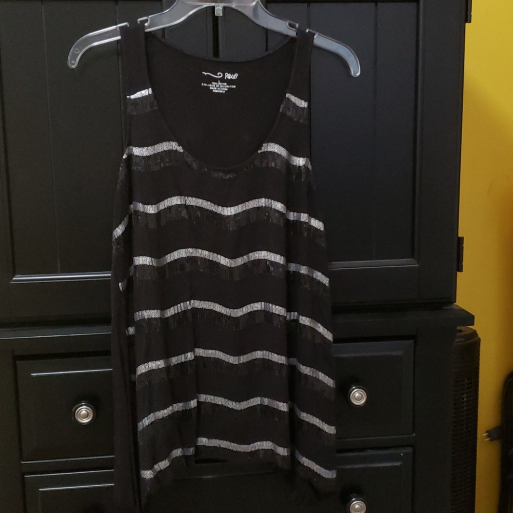 Sequin Tank Top